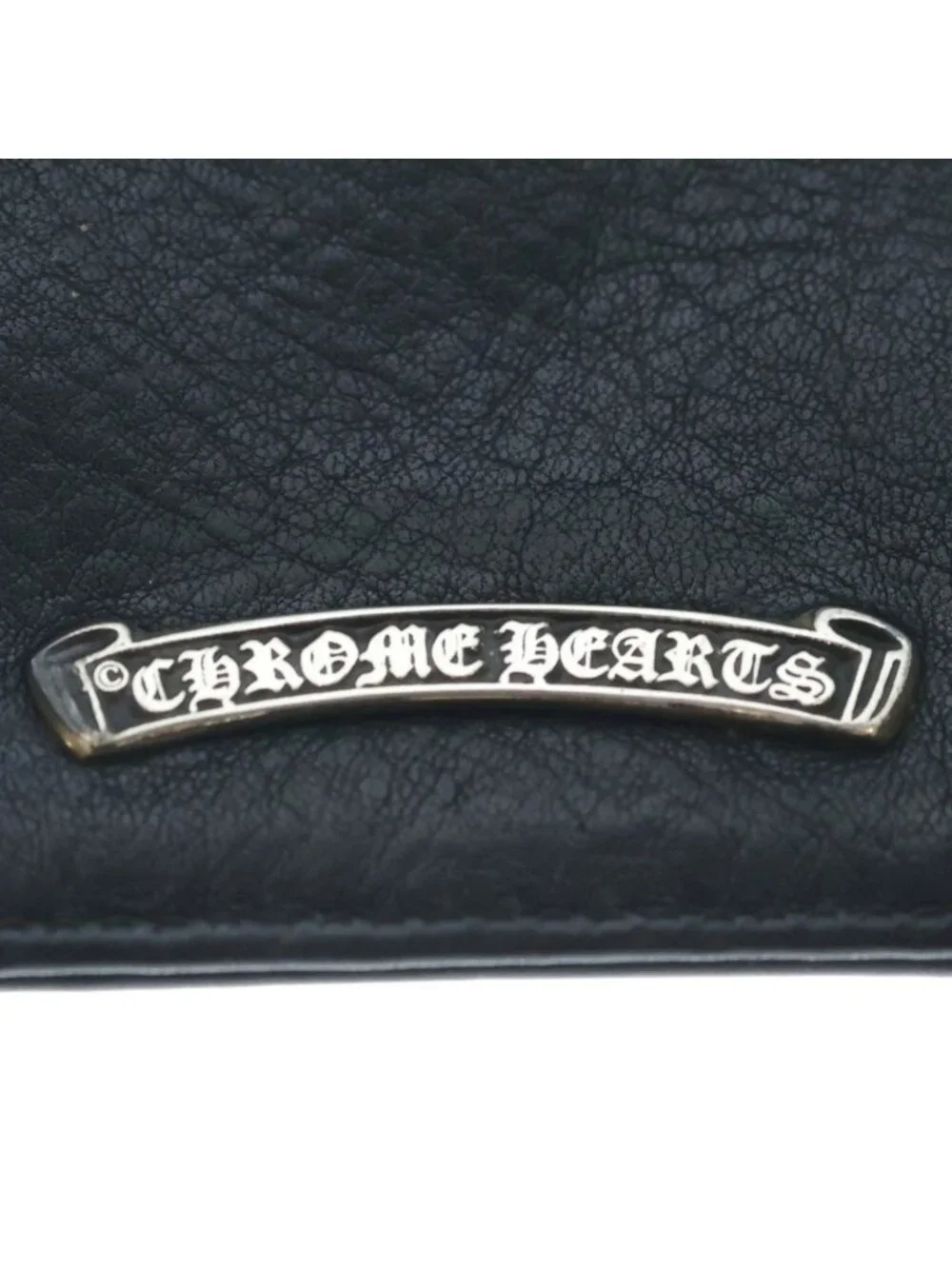 Chrome Hearts Zpr Chng Purse Change Dagger Zip Coin Black